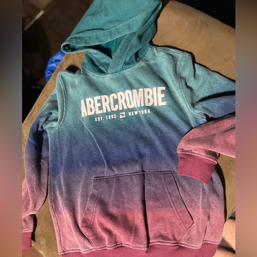 Abercrombie Kids ombre hoodie  sweatshirt size 11/12